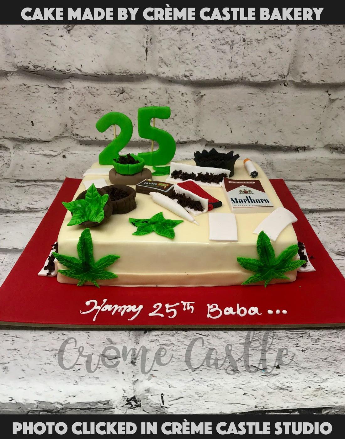 Smoker's Heaven Cake - Creme Castle