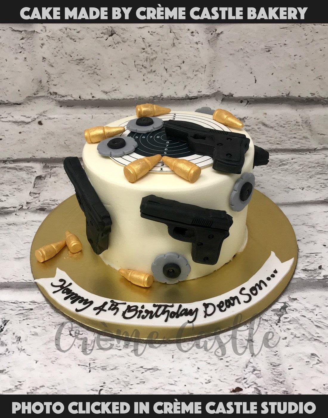 Shooting Range Cake - Creme Castle