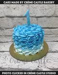 Blue Ombre Cake