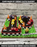 Number Race Track Cake