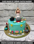 Yoga and Pizza Cake