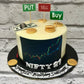 Stock Market Theme cake with Graph by Creme Castle