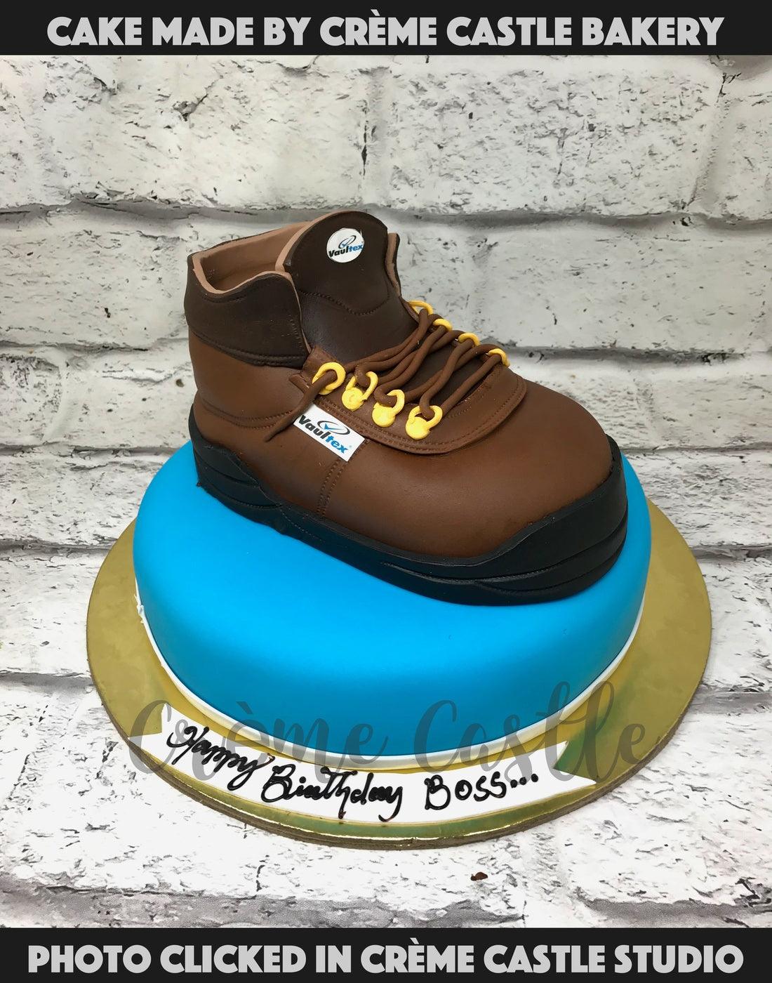Shoe Design Cake - Creme Castle