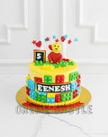 Lego and Cars Cake