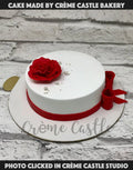 Rosey Bow Cake