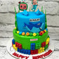 Cocomelon Shark Cake - Creme Castle