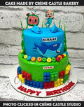 Cocomelon Shark Cake