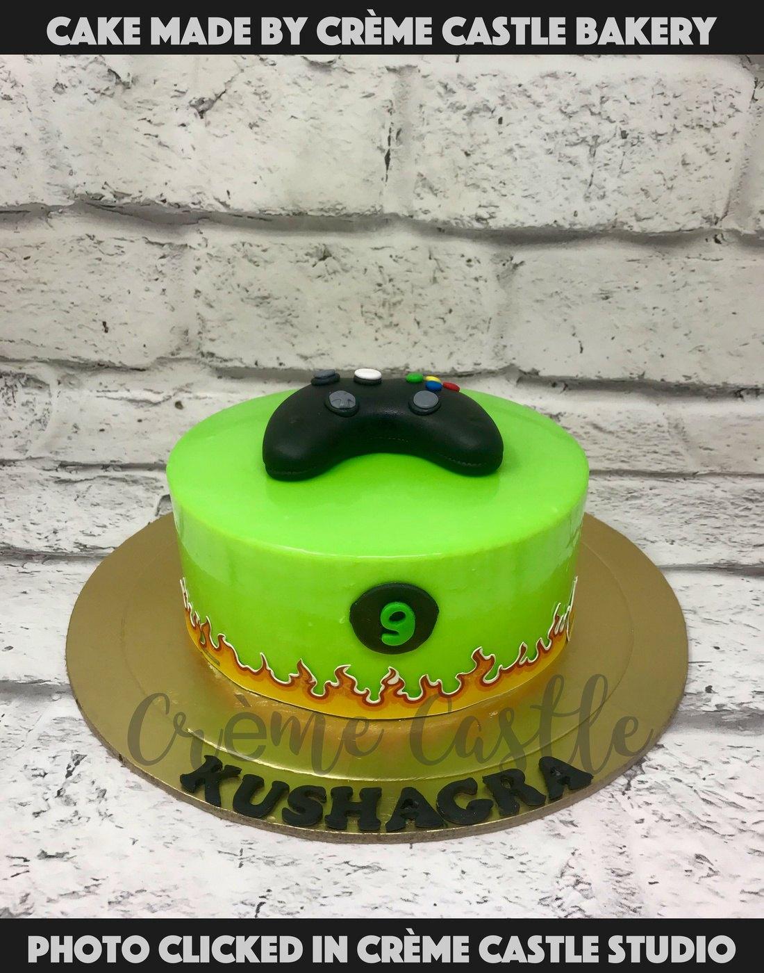 Hugs  Kisses Celebration Cakes  18th Birthday cake for a gaming  enthusiast Featuring the birthday boys gaming handle name on the  monitor and miniature replicas of his gaming equipment including the