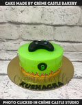 Green Gaming Cake