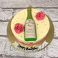Wine Rose Cake - Creme Castle