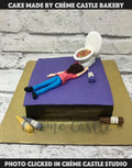 Drunk in Bathroom Cake