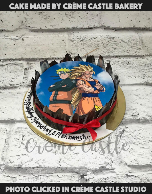 Dragon Ball Z Anime Cake - Creme Castle