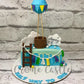 Hot Air Balloon Tassels Cake - Creme Castle