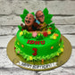 Motu Patlu Garden Cake - Creme Castle