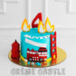 Blur Fire Cake Creme Castle
