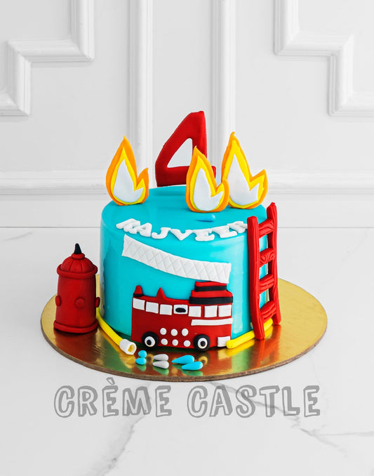 Blur Fire Cake