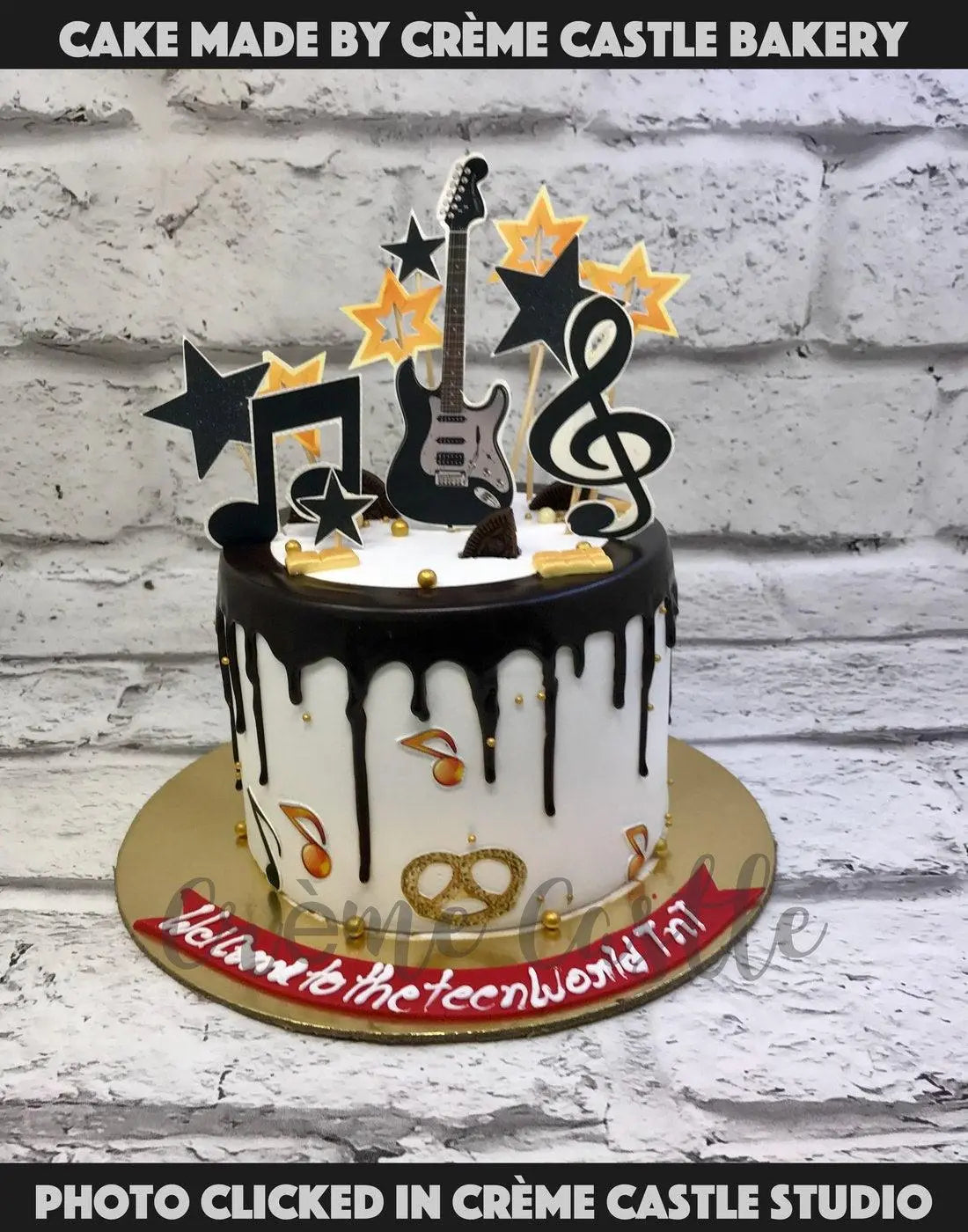 Choco Musical Cake - Creme Castle