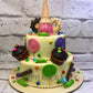 Upside down Icecream cake - Creme Castle