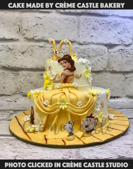 Belle and the Tea Cup Cake - Creme Castle