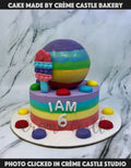 Ice Cream and Pinata Cake