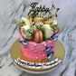 Butterflies and Macarons Cake - Creme Castle