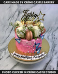 Butterflies and Macarons Cake
