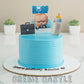 Boss Baby Cake with Logo by Creme Castle