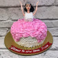 Pink Dancing Barbie Cake - Creme Castle