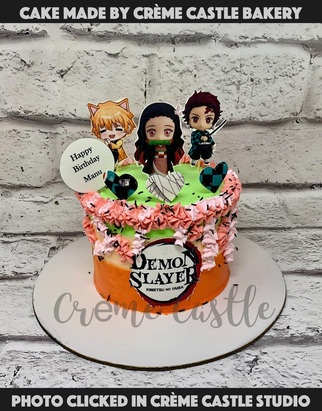 Demon Slayers Cake - Creme Castle