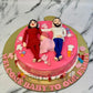 Family Theme Cake by Creme Castle