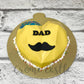 Yellow Fathers Day Pinata Cake