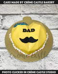 Yellow Father's Day Pinata Cake