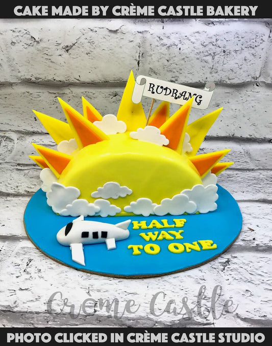 Upright Sun Cake