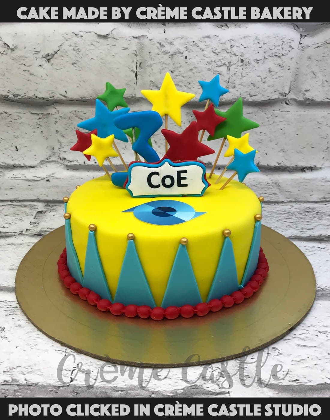Colourful Corporate Cake