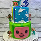 Cocomelon Characters Cake