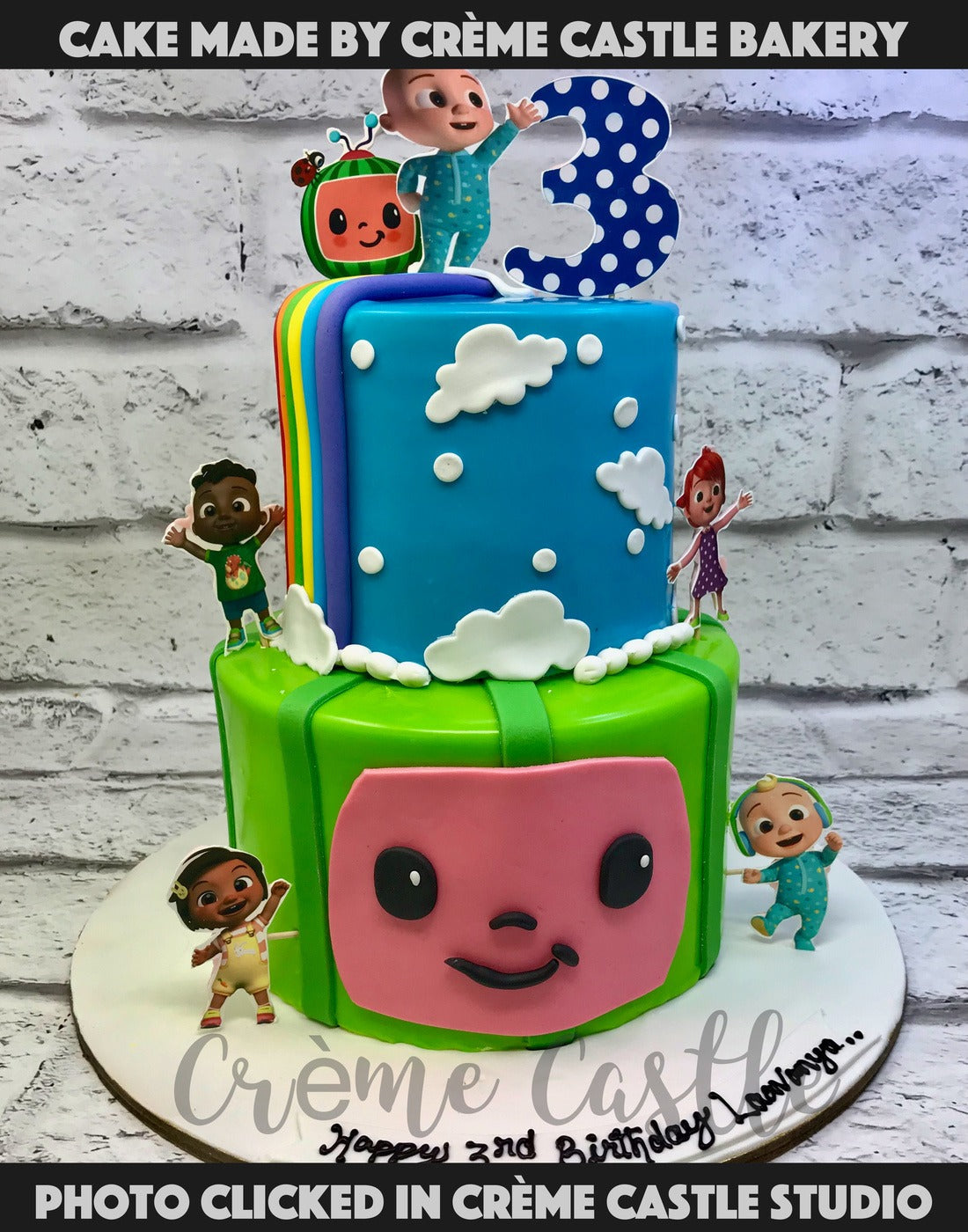 Cocomelon Characters Cake