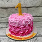 Rose and Golden Cake Creme Castle