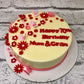 Red Flower Cake