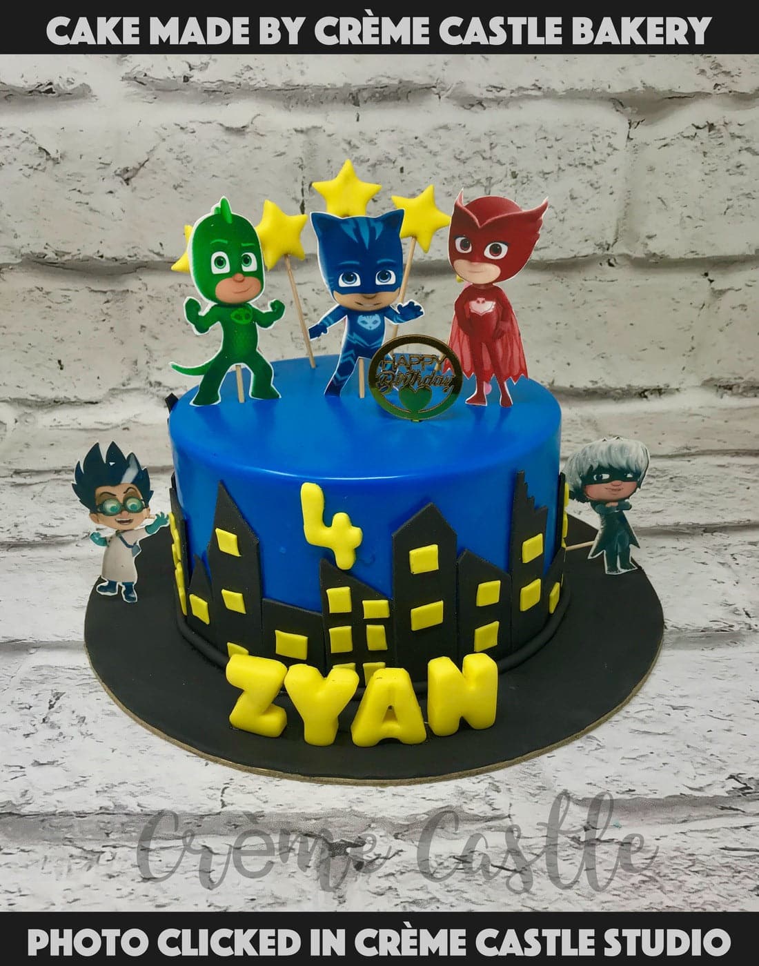 PJ Mask Team Cake