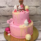Teddy Drip Bottle Cake Creme Castle