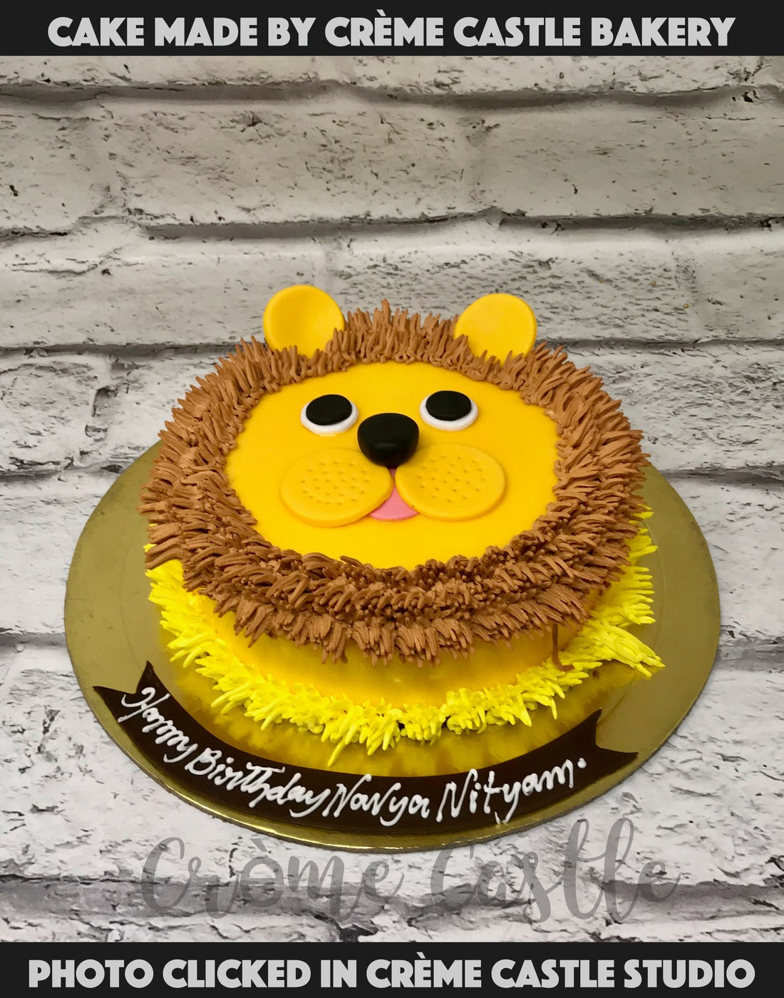 Smiling Lion Cake