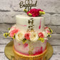 Floral Pattern Cake | Creme Castle