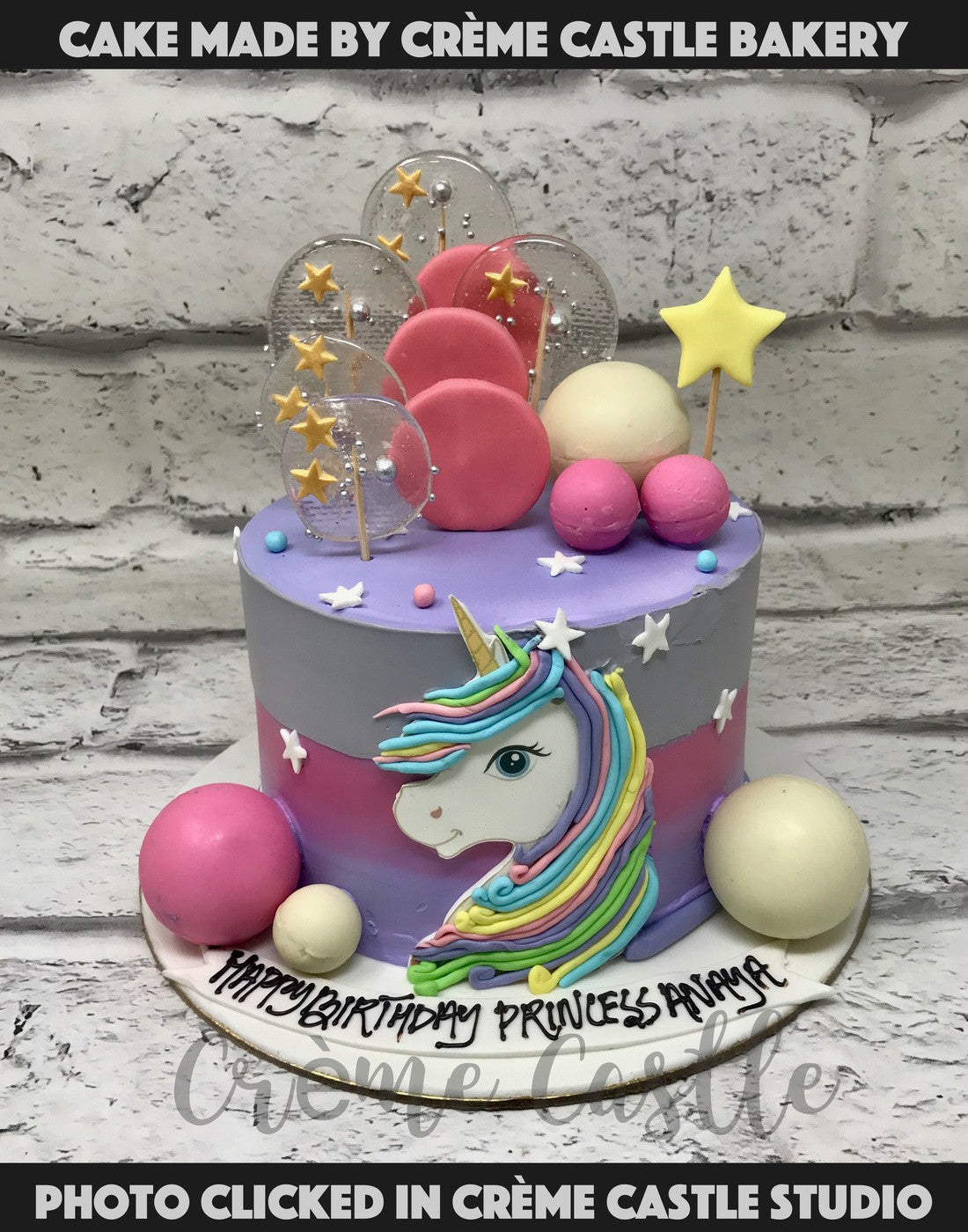 Unicorn Balls Cake
