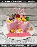 9 Months Monkey Cake