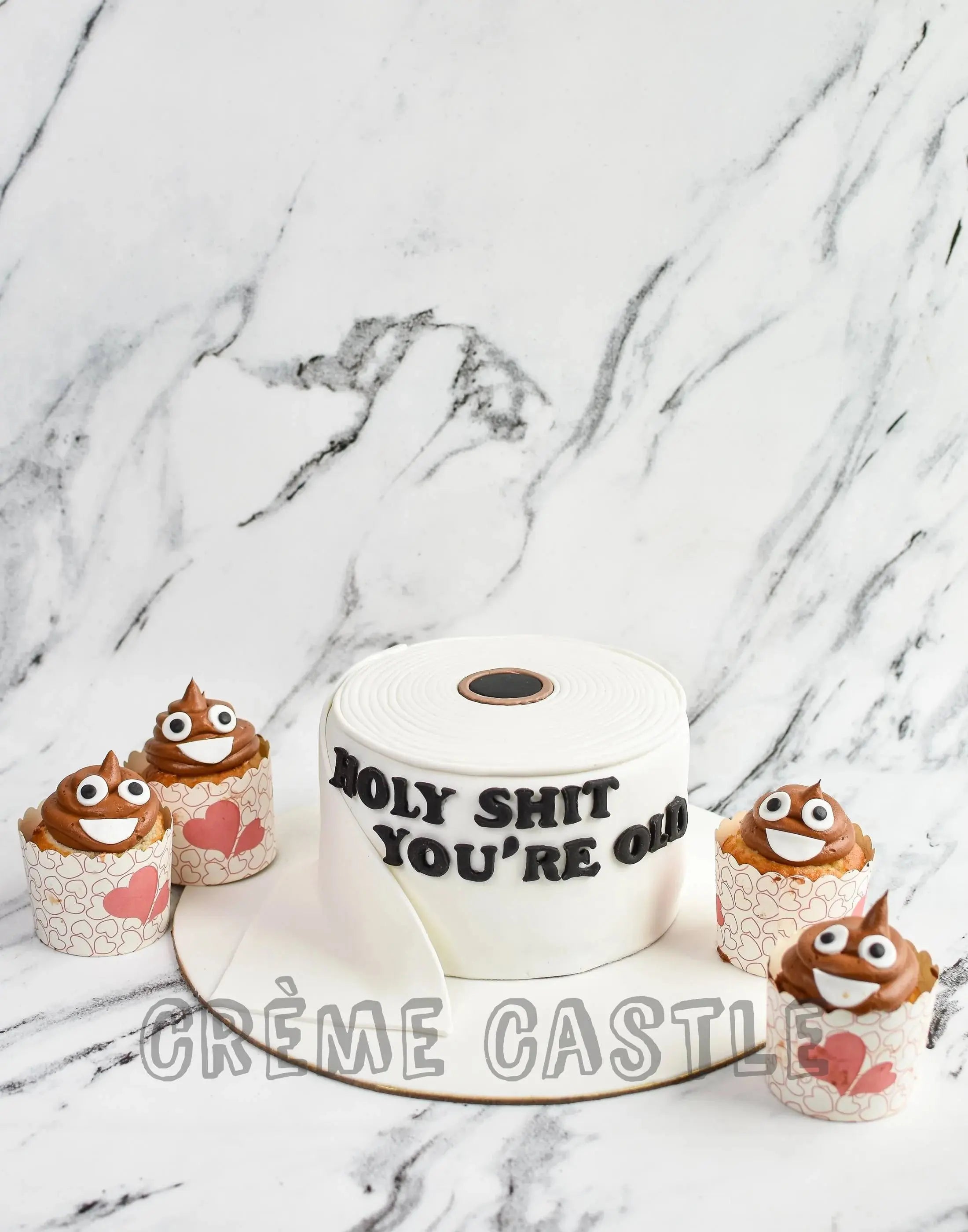 Poopy Pooper Cake - Creme Castle