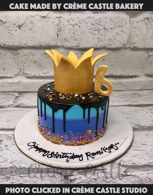 Crown Drip Cake