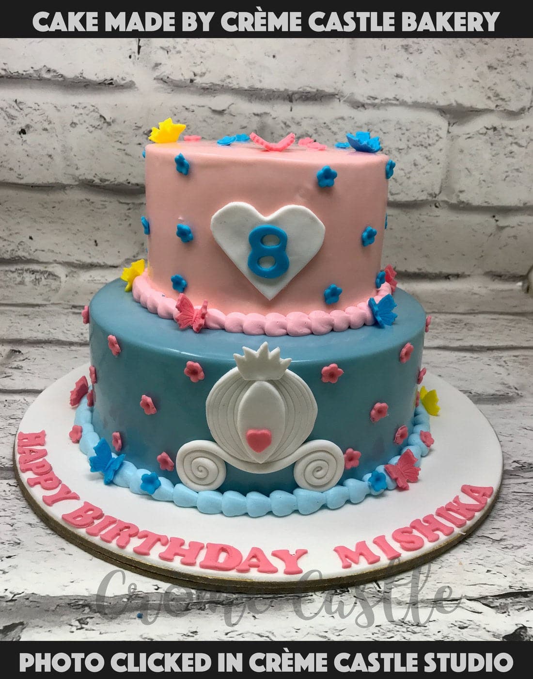 Pastel Baby Girl Cake