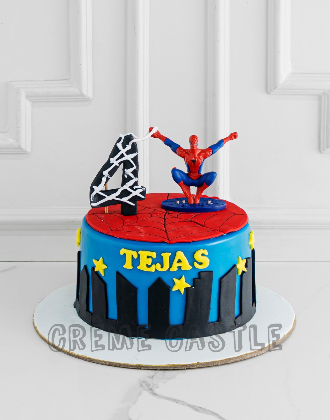 5 Number Spiderman Theme Cake Delivery in Delhi NCR - ₹5,999.00 Cake Express