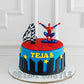 Spiderman Web Cake