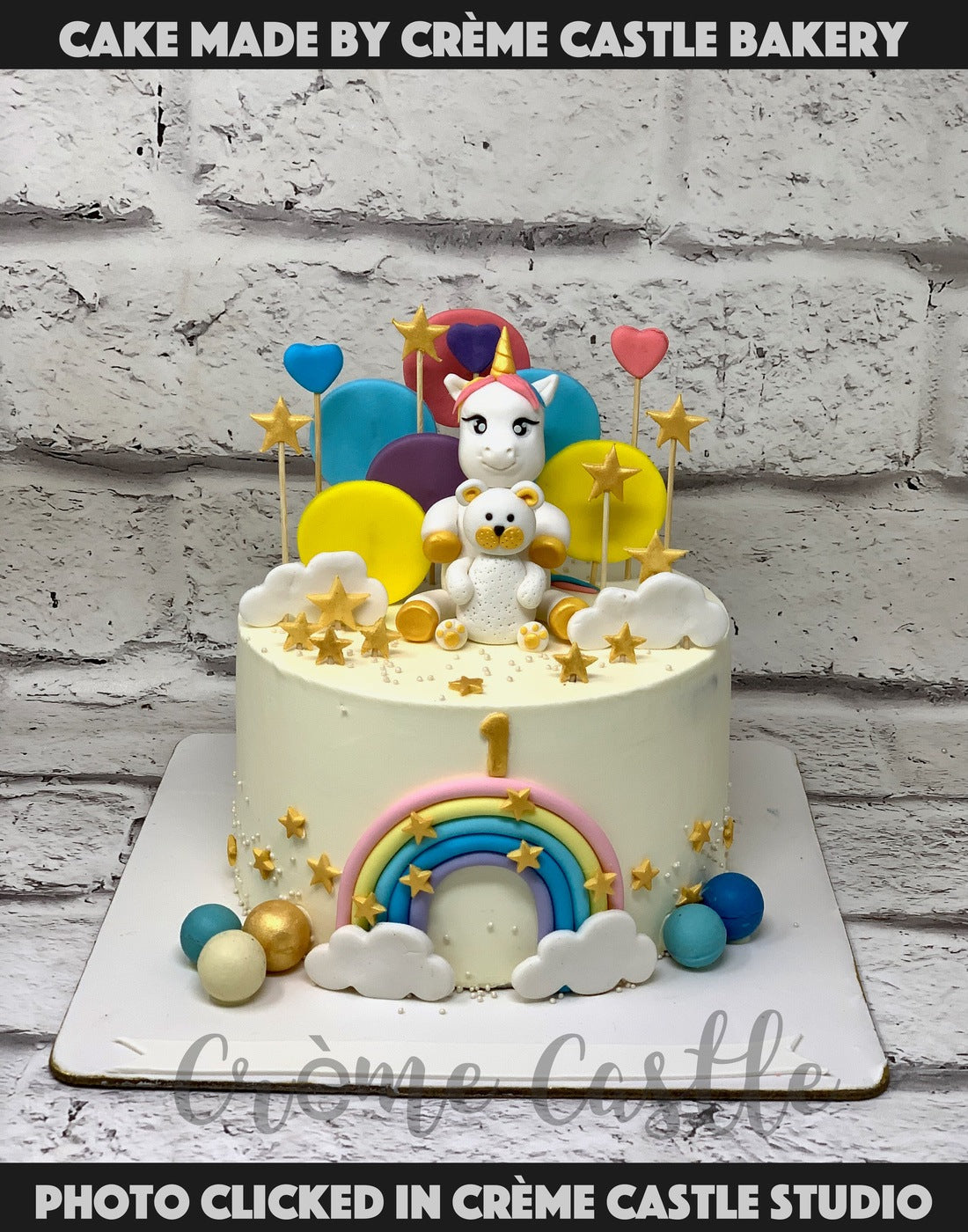 Unicorn Colorful Cake
